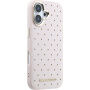 Karl Lagerfeld Perforated Gold Dots kryt s MagSafe pre iPhone 17 - ružový