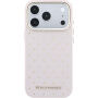 Karl Lagerfeld Perforated Gold Dots kryt s MagSafe pre iPhone 17 Pro - ružový