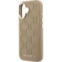 Karl Lagerfeld Perforated Monogram kryt s MagSafe pre iPhone 17 - béžový