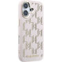 Karl Lagerfeld Perforated Monogram kryt s MagSafe pre iPhone 17 - ružový