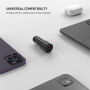 FIXED autonabíjačka s portmi USB-C / USB-A - 63W - čierna