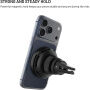 FIXED MagCool 2 magnetický držiak do auta do ventilačnej mriežky s bezdrôtovým nabíjaním pre iPhone - čierny
