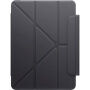 UNIQ Camden Lite púzdro s origami stojanom a priestorom na Apple Pencil pre iPad Air 13" (2024-2026) - tmavosivé