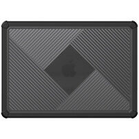 DUX DUCIS LCGH Series matný transparentný kryt pre MacBook Pro 13" (A2251 / A2289 / A2338) - čierny