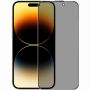 Rurihai tvrdené Anti-Spy sklo s čiernym rámčekom pre iPhone 14 Pro
