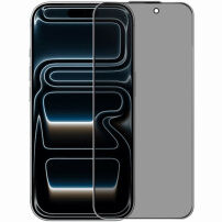 Rurihai tvrdené Anti-Spy sklo s čiernym rámčekom pre iPhone 17 Pro