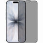 Rurihai tvrdené Anti-Spy sklo s čiernym rámčekom pre iPhone 16 Pro / 17