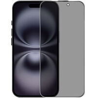 Rurihai tvrdené Anti-Spy sklo s čiernym rámčekom pre iPhone 15 / 16