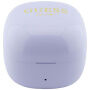 Guess Mini Classic Logo Open-Ear bezdrôtové slúchadlá - fialové