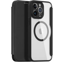 DUX DUCIS Skin X flipové puzdro s MagSafe pre iPhone 14 Pro - čierne