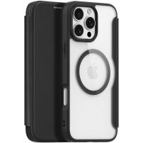 DUX DUCIS Skin X flipové púzdro s MagSafe pre iPhone 16 Pro - čierne
