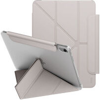 UNIQ Camden Lite púzdro s origami stojanom a priestorom na Apple Pencil pre iPad 10,9" (2022) / 11" (2025) - béžové