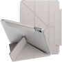 UNIQ Camden Lite púzdro s origami stojanom a priestorom na Apple Pencil pre iPad Air 13" (2024-2026) - béžové