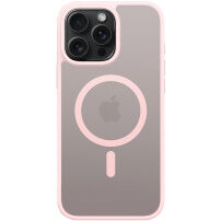 DUX DUCIS Yind matný kryt s MagSafe pre iPhone 15 Pro Max - ružový