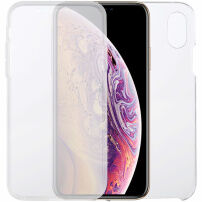 Kryt na prednú aj zadnú stranu iPhone X / XS - transparentný