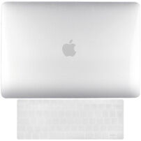 ENKAY 2v1 lesklý kryt a ultratenký kryt EU klávesnice pre MacBook Pro 13" bez Touch Baru (A1706 / A1708 / A1989 / A2159) - číry