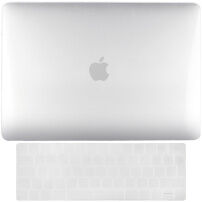 ENKAY 2v1 lesklý kryt a ultratenký kryt EU klávesnice pre MacBook Pro 13" s Touch Barem (A1706 / A1708 / A1989 / A2159) - číry