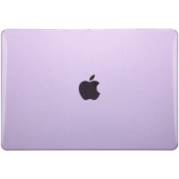 ENKAY lesklý transparentný kryt pre MacBook Air 15" (A2941 / A3114) - fialový