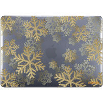ENKAY lesklý transparentný kryt pre MacBook Pro 14" - vločky