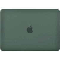 ENKAY matný transparentný kryt pre MacBook Air 13" (A2681 / A3113) - tmavozelený