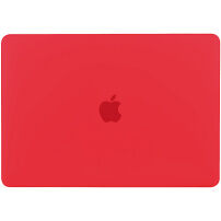 ENKAY matný transparentný kryt pre MacBook Air 13" (A2681 / A3113) - červený