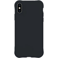 Enkay kryt z mäkkého plastu pre iPhone X / XS - čierny