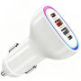 P54 autonabíjačka s portmi 2x USB-C / 2x USB-A - 75W - biela