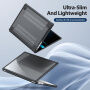 DUX DUCIS LCGM Series lesklý transparentný kryt pre MacBook Pro 16" (A2485 / A2780 / A2991 / A3186 / A3403 / A3428 / A3429) - čierny