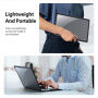 DUX DUCIS LCGM Series lesklý transparentný kryt pre MacBook Pro 16" (A2485 / A2780 / A2991 / A3186 / A3403 / A3428 / A3429) - čierny