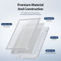 DUX DUCIS LCGM Series lesklý transparentný kryt pre MacBook Pro 16" (A2485 / A2780 / A2991 / A3186 / A3403 / A3428 / A3429) - číry