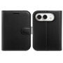 Flipové púzdro z PU kože pre iPhone Duo - čierne