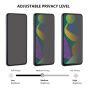 Tvrdené 2.5D Anti-Spy sklo s čiernym rámčekom pre iPhone 18 Pro Max