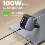 UGREENEC604 sada autonabíjačky s portami 2x USB-C/USB-A a výsuvného kábla USB-C - 145W - 70 cm - šedá