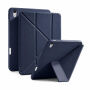 XDcase Y-fold púzdro s origami stojanom a priestorom na Apple Pencil pre iPad Air 4 (2020) / Air 5 (2022) / Air 11" (2024-2026) - tmavo modré