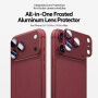 XDcase tvrdené sklo s kovovým rámčekom na ochranu šošoviek fotoaparátu pre iPhone 18 Pro - strieborné