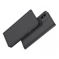 DUX DUCIS flipové puzdro pre iPhone XS Max – sivá