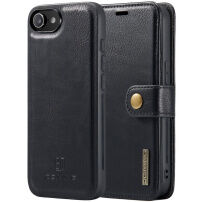 DG.Ming 2v1 odnímateľné flipové púzdro pre iPhone 16e / 17e - čierne