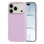 Ochranný kryt s bodkami pre iPhone 17 Pro / 18 Pro - fialový