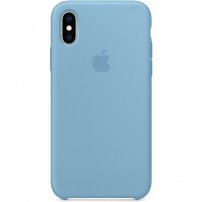 Apple silikónový kryt pre iPhone XS – nevädzovo modrý