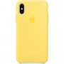 Apple silikónový kryt pre iPhone XS – kanárikovo žltý