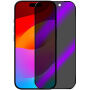 NORTHJO tvrdené 2.5D Anti-Spy a Anti-Blue-Ray sklo s čiernym rámčekom pre iPhone 18 Pro Max
