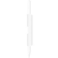 LOVE MEI univerzálne samolepiace púzdro pre prichytenie na iPad pre Apple Pencil 1 / 2 / USB-C / Pro - biele