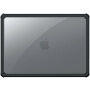 DUX DUCIS LCGM Series lesklý transparentný kryt pre MacBook Pro 16" (A2485 / A2780 / A2991 / A3186 / A3403 / A3428 / A3429) - čierny