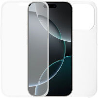 Dvojdielne púzdro na prednú aj zadnú stranu pre iPhone 16 Pro - číre