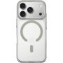 Transparentný kryt z tvrdého plastu s béžovým MagSafe pre iPhone 17 Pro / 18 Pro - číry