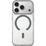 Transparentný kryt z tvrdého plastu so sivým MagSafe pre iPhone 17 Pro Max / 18 Pro Max - číry