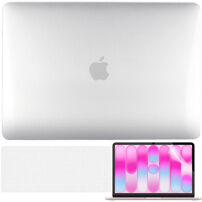 ENKAY 3v1 lesklý kryt s ultra tenkým krytom EU klávesnice a záslepkami portov pre MacBook Neo (A3404) - číry