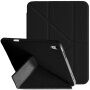 XDcase Y-fold púzdro s origami stojanom a priestorom na Apple Pencil pre iPad Air 4 (2020) / Air 5 (2022) / Air 11" (2024-2026) - čierne