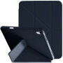 XDcase Y-fold púzdro s origami stojanom a priestorom na Apple Pencil pre iPad Air 4 (2020) / Air 5 (2022) / Air 11" (2024-2026) - tmavo modré