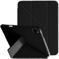 XDcase Y-fold púzdro s origami stojanom a priestorom na Apple Pencil pre iPad Pro 11" (2018-2022) - čierne